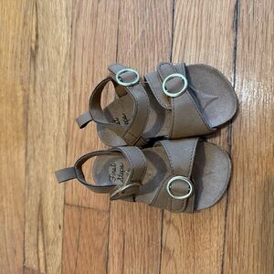 First Steps Tan Kids Sandals